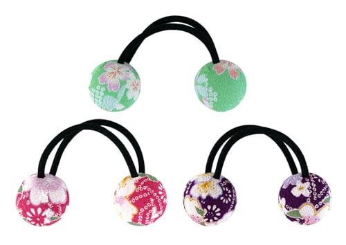 �Ԃ���߂� ������ �w�A�S�� �Z�b�g�i3���j�a�� ����߂� �����O�S�� �|�j�[ �w�A�A�N�Z�T���[ �ʁi2.5cm�j�Z�b�g�R�i�~���g�A�`�F���[�A���F�j