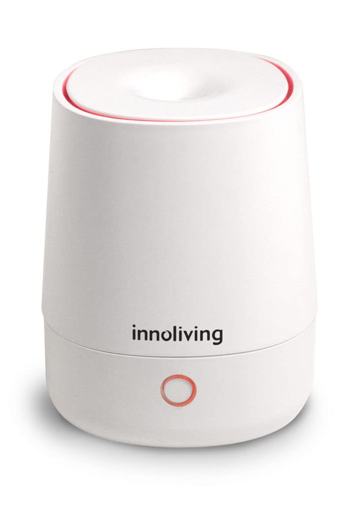 Innoliving Diffusore di Oli Essenziali INN-776, Senza Fili, 120ml, DIffusore di Aroma ad Ultrasuoni Portatile, a Batteria Ricaricabile, 7 colori LED, carica con USB, per Casa, Spa, Yoga