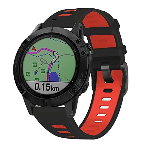 Bracelet montre Garmin Fenix 5 Plus silicone interchangeable 22mm - 4