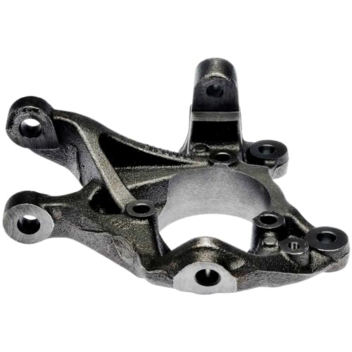 Image of Detroit Axle - Front Right Steering Knuckle for Jeep 2007-2012 Wrangler 2018 Wrangler JK, Passenger Side Steering Knuckle Assembly 2008 2009 2010 2011 Replacement