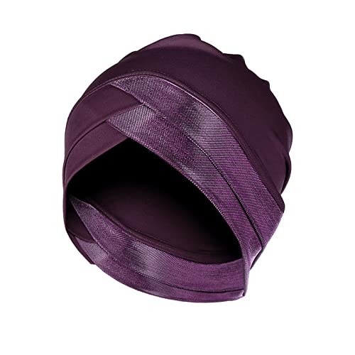 HGps8w Women Sparkly Sequins Turban Hat Cancer Chemo Beanie Cap Headscarf Twist Knot Islamic Muslim Hijab Head Wraps