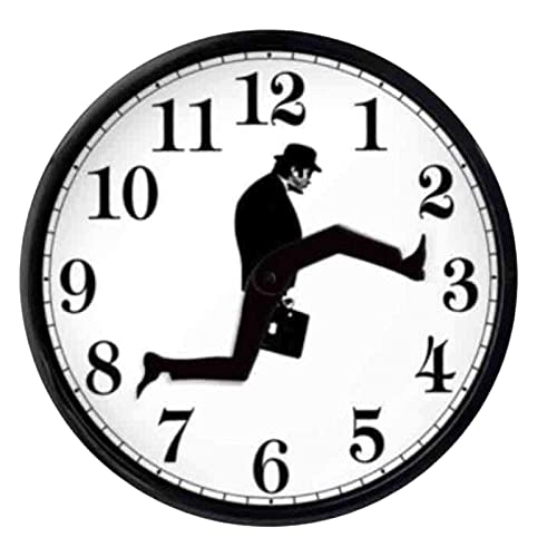 HXTSWGS Reloj Creativo Reloj de Pared Silencioso Sin Tictac Calidad de Cuarzo - 10 Pulgadas Redondo para el Hogar, Oficina, Escuela, Reloj de Decoración para el Cuarto de Lavado Cover