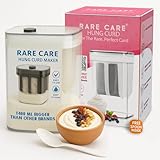 Hung Curd Maker & Yogurt Filter Strainer | Bigger Size - 1400 ml with Free Recipe Book for Greek Yogurt & Hung Curd | Food Grade Plastic Curd Strainer Hung Curd Strainer Box Curd Maker