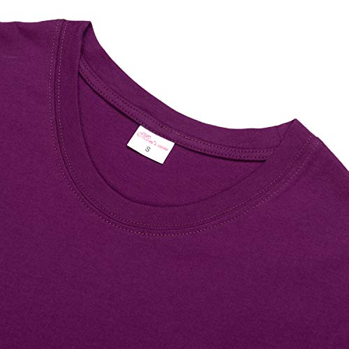 Be Kind T Shirts Women Cute Graphic Blessed Shirt Funny Inspirational Teacher Fall Tees Tops (Purple Crew, M) #TOP1