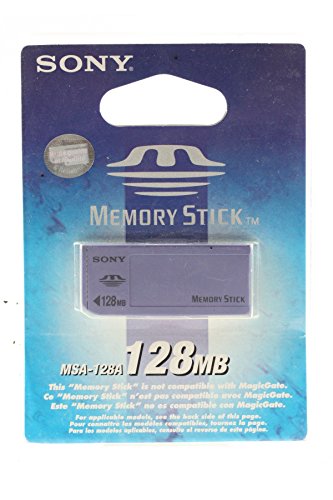 Sony 128MB MEMORY STICK CARD memoria flash 0,125 GB   Tarjeta de memoria (0,125 GB)