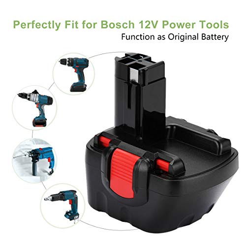 2X Joiry 12V 3.5Ah Ni-MH Batteria per Bosch BAT043...