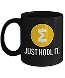 Official SmartCash Just Hodl It Crypto Currency Mug Acrylic Coffee Holder Black 11oz Cryptocurrency Miner SMARTchain Invest Trade Buy Sell Hold SMART