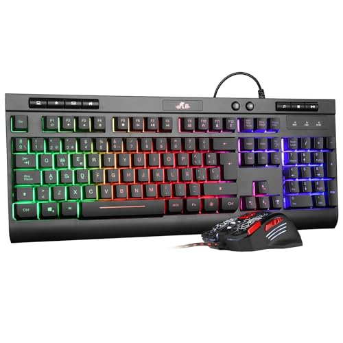 Teclado Mecánico Tempest Caesar Auriculares Gaming Bluetooth Rgb