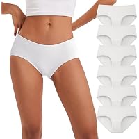 INNERSY Bragas Mujer Algodon Blancas Braguitas Deportivas