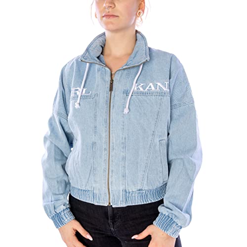 Karl Kani Retro Denim Jacke Damen Jeansjacke blau M