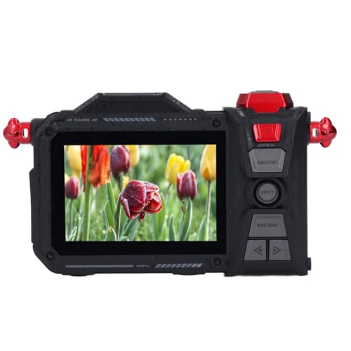 Cámara de Vídeo Digital, 70 MP Ultra HD Pantalla TFT de 3,5 Pulgadas Cámara DSLR 4K Enfoque Manual Orificio para Tornillo de 1/4 de Pulgada con Tarjeta de Almacenamiento de 64 GB