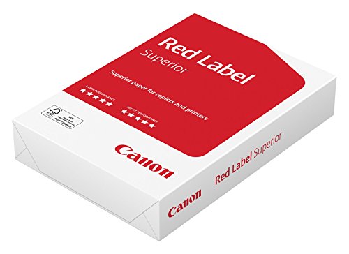Canon Germany red Label, Superior Business Paper, Suitable for All Printers, Brilliant, White CIE 168 (optimised Protective Box). 500