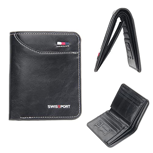 Carteira Swissport Masculina Slim Porta Cartão Cédulas CNH