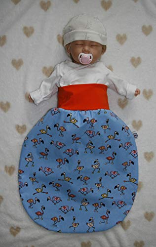Schlafsack lustige Flamingos (12-18 Monate)