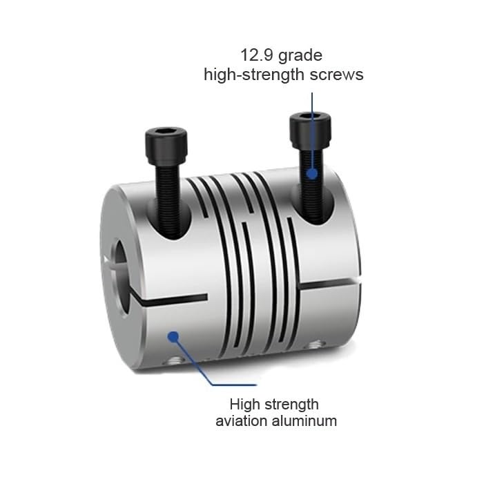 Coupleur d'arbre flexible D35 L40 corrige le désalignement 19mm - 3