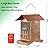 Samhe Bird Feeders for Outdoors, Heavy Duty Hanging Metal Wild Bird Feeder for Outside with 2-Side Feeding, Extra Large 8 Lbs Capacity, Easy to Clean & Refill