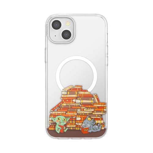 PopSockets iPhone 15 Plus Phone Case with MagSafe- The Librarians