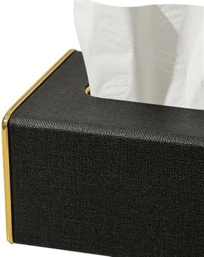 Boîte à mouchoirs multifonctionnelle de luxe pour accessoires de maison