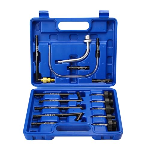 Handor Transmission Fluid Fill Adapter ATF Filler, Transmission Fluid Oil Refilling Connector Tool Kit for Fo-rd