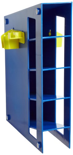 Heathrow Scientific - HEA20612M HD20612M Blue ABS Plastic Magnetized Manual Pipette Rack, 291mm Length x 88mm Width x 401mm Height