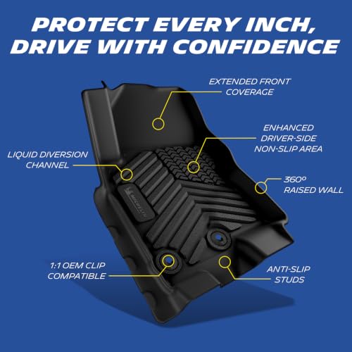 Image of Michelin Vehicle Mats for 2009-2021 Nissan Frontier Crew Cab (3 Piece)