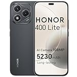 HONOR 400 Lite Smartphone 5G, 5230 mAh, 8GB RAM 256GB Memoria Dual SIM NFC, 6.7 Pouce AMOLED Eye-Care Display, 108MP avec Bouton AI Téléphone Android 15, Velvet Black