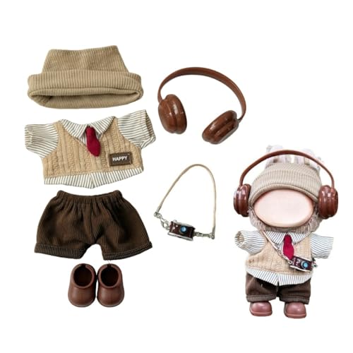 For Labubu  6_Zbg ʂݗp uu1 2 3ڑΉ 17cml`̕ Vc Y{ jbgX wbhtH pJ C 킢 vbs[X^C RX`[ ւ l`xr[ Ȑl`̕ DIY ANZ