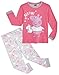 Peppa Pig Pijama para Niñas, Pijama Unicornio Niña de Manga Larga con Algodón Suave, Ropa Bebe Niña de Invierno Regalo Pepa Pig para Niños, Set de 2 Piezas Rosa (2/3 años)