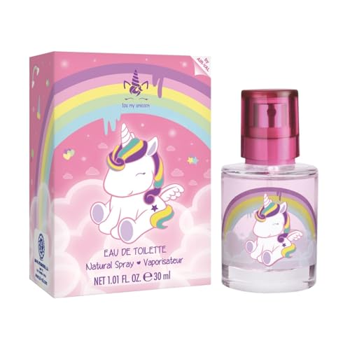 Eau My Unicorn Eau de Toilette - Perfume natural en aerosol, vegano y aprobado por FSC para niños, 30 ml