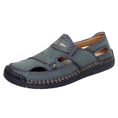 Sandalias hombre verano cómodas de puntera cerrada para paseos al aire libre
