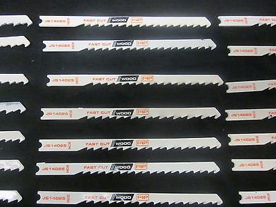 100pc JIG Saw 4" 6-TPI Wood Cutting Jigsaw Blades U144 Fast Cut SOFTWOOD Plywood