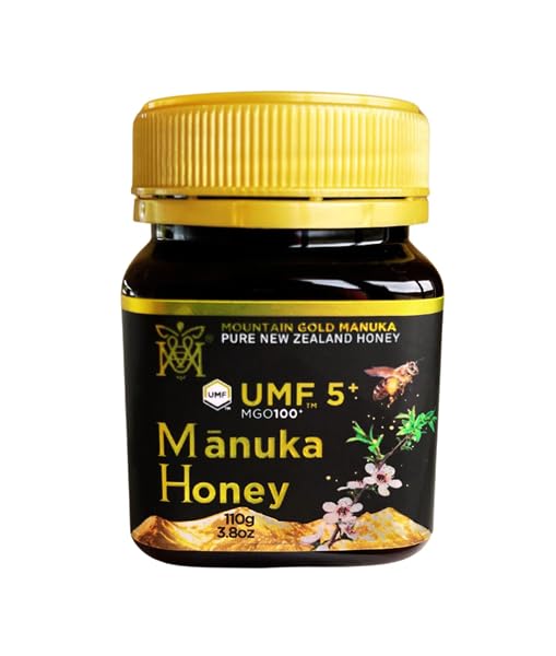 Amazon.co.jp: Manuka Honey UMF5+ MGO100+ 3.8 oz (110 g), Pure