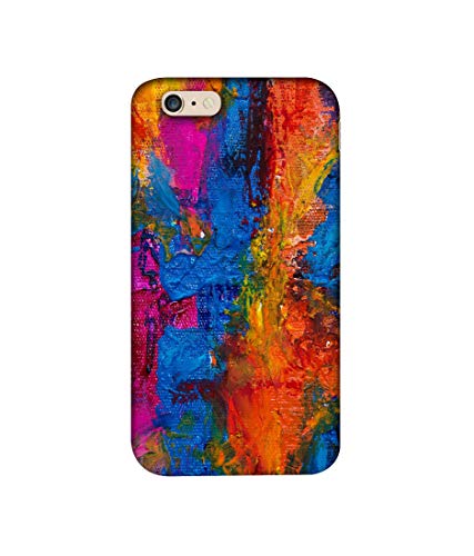 Image of Amazon Brand - Solimo Designer Dark Multicolor Canvas 3D Printed Hard Back Case Mobile Cover for Apple iPhone 6 Plus / 6S Plus