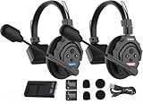 Keenous synco xtalk x2 sistema de fone de ouvido de intercomunicação s
