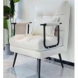 Sofás Pequeños Para Espacios Pequeños, Sillas Plegables, Sofá Cama, Silla Cama Convertible, Sillón Cama Plegable Para Dormitorio, Sillón Chaise Lounge Para Interiores, Sillón Perezo(Color:Off-White)