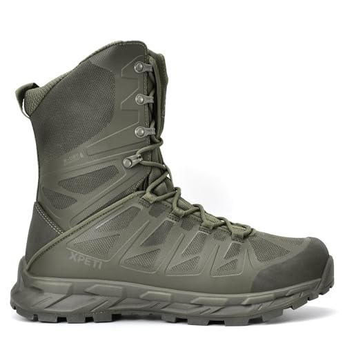 XPETI Men's Stealth 8" Waterproof Tactical Boots2
