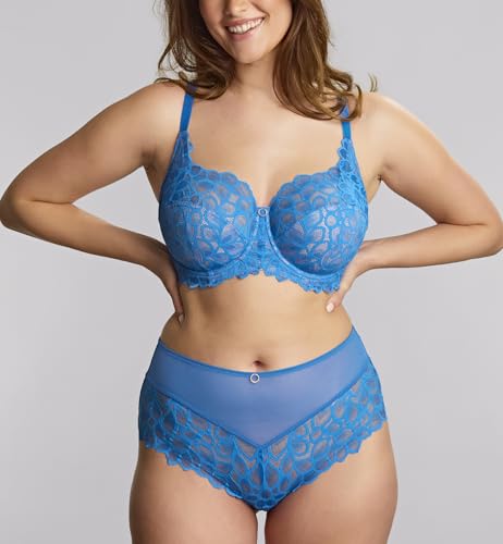 Image of Panache Women's Allure Full Cup Bra - Sheer Lace with Side Sling & Power Mesh Support