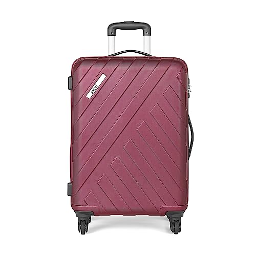 Safari Ray 77 Cms Large Check-in Polycarbonate Hardsided 4 Spinner Wheels Luggage/Suitcase/Trolley Bag (Wine Red) (B097JLTDQW) Amazon Price History, Amazon Price Tracker