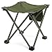 Cididu 2 Pack Camping Stool, Compact Camping Chair Portable, 13 Inch Lightweight Folding Stool Seat with Side Pocket and Carry Bag for Outdoor Hiking Fishing Picnic Beach and Lawn Party, Green