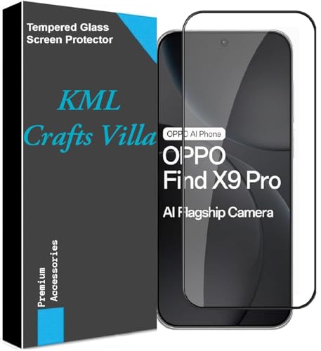 Image of HD, Scratch, Tear Resistant Edge to Edge Tempered Glass Screen Protector Guard Suitable For Oppo Find X9 Pro