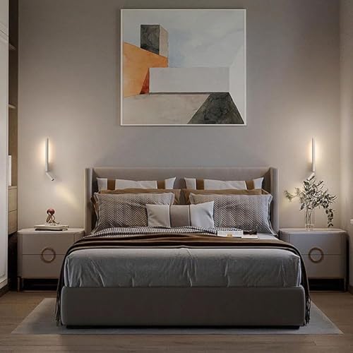 Lámparas de pared con 2 interruptores independientes y apliques LED de 43CM 7