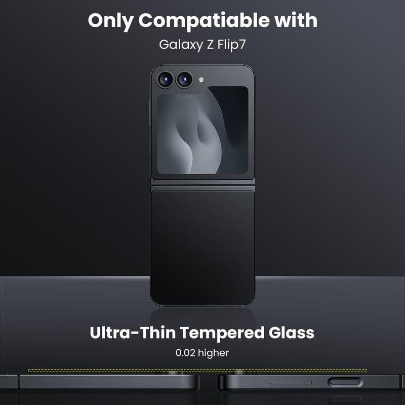Image of Camera Glass Ring Lens Protector For Realme 15 Pro 5G, 9H Hardness,Full Coverage Camera Metal Ring Ultra-Thin /Clear /Black [Pack Of 1]