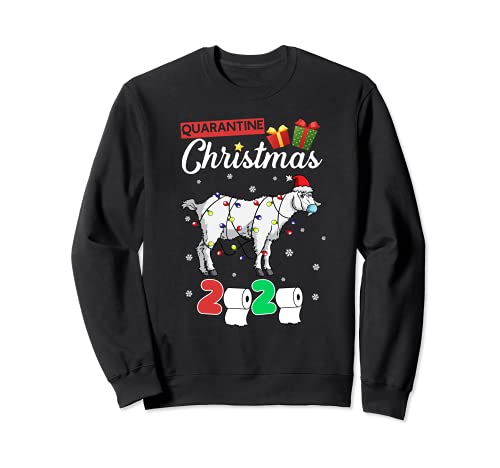 Goat Face Mask | Goat Farm Family Quarantine Christmas 2020 Sudadera