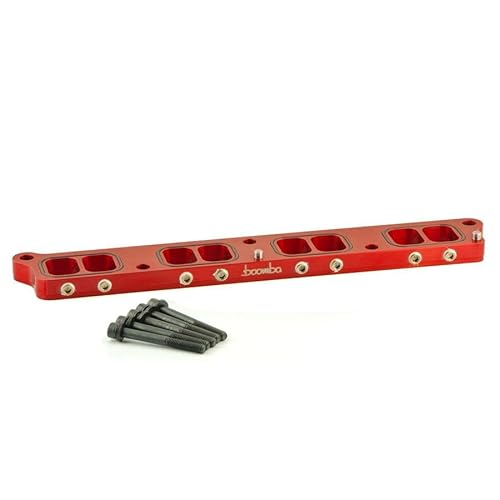 ford racing intake manifold - Boomba Racing INTAKE MANIFOLD SPACER RED Compatible with 2013+ Ford Focus ST RS 2.0 Fusion