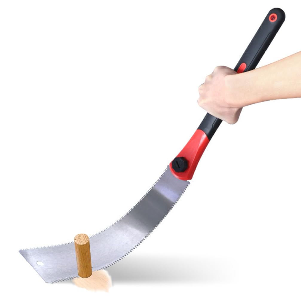 12.5 Inch Japanese Style Hand Saw Double Edge Pull Saw Interchangeable Flush Cut Saw Detachable & Flexible Blade Handsaw for Woodworking