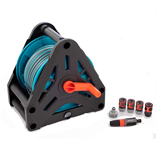 Preisvergleich Produktbild Gardena 2687-28 Schlauchaufroller 20 Set (Promo UK), Mehrfarbig