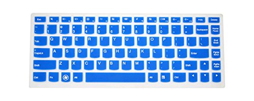 PcProfessional Blue Ultra Thin Silicone Gel Keyboard Cover for Lenovo Yoga 3 14
