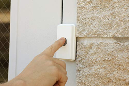 Safeguard Supply Door Alarm for Business When Entering - Commercial Series Wireless Door Chime with Loud 6 Inches Alarm Bell Ideal for Warehouse & Business Locations Needing A Loud Doorbell