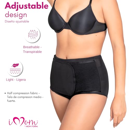 Image of NEWFORM iMom Postpartum Belly Band - Tummy Control Underwear for Women High C Section Recovery Fajas Postparto para Mujer