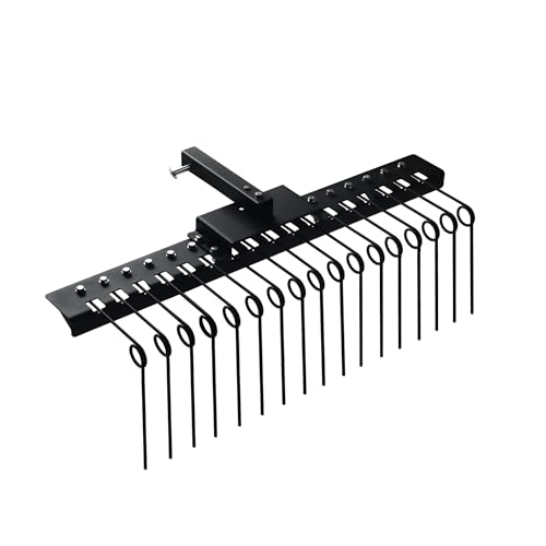 Rastrillo de pino duradero 48 pulgadas para jardín miniatura 1